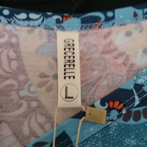 Nwt Grecerelle Bohemian Full Length Dress Large - Picture 3 of 5